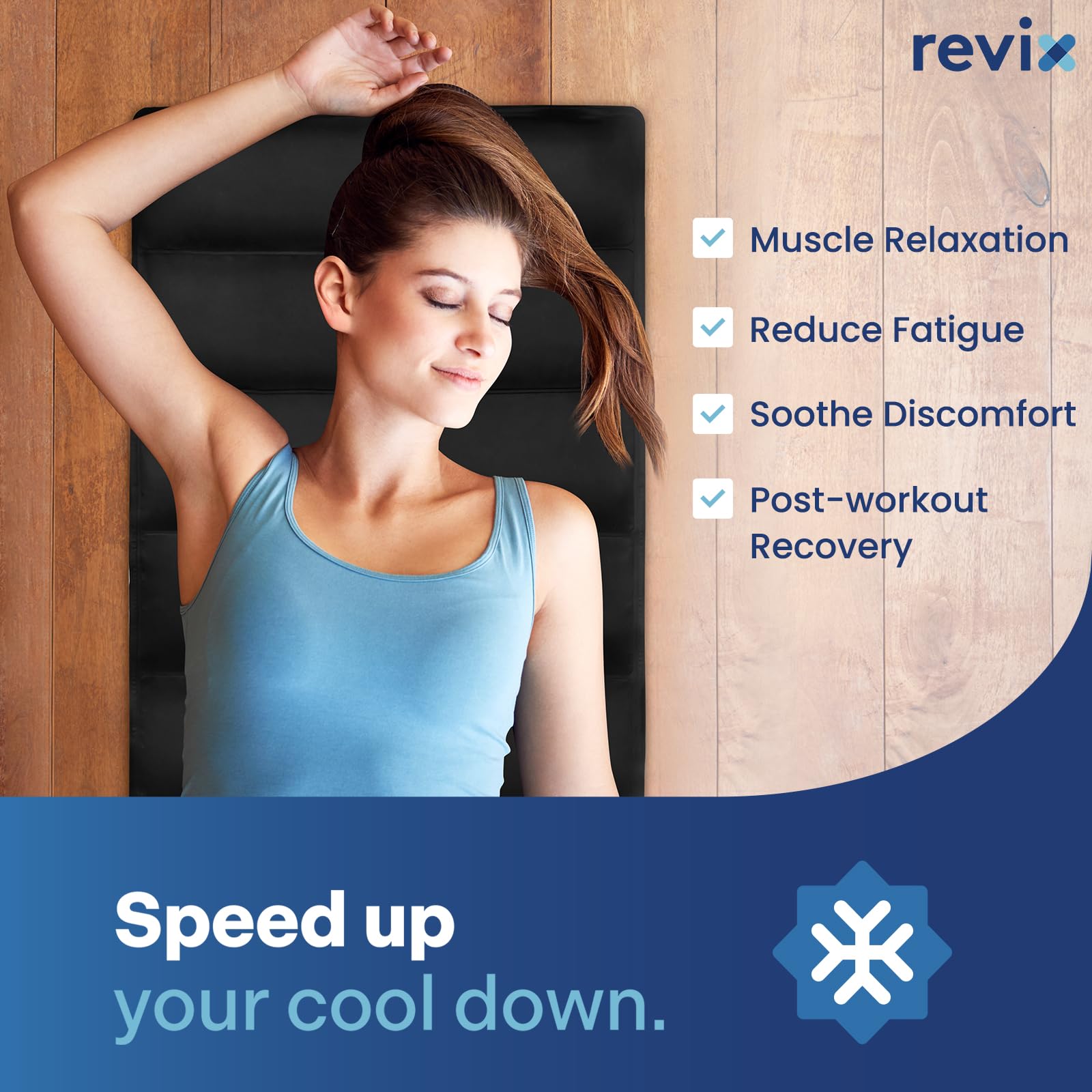REVIX Paquetes de hielo de cuerpo completo para lesiones, reutilizable, súper grande, para alivio del dolor de espalda, terapia de compresión fría para quimioterapia, hombro, cadera, hinchazón de toda