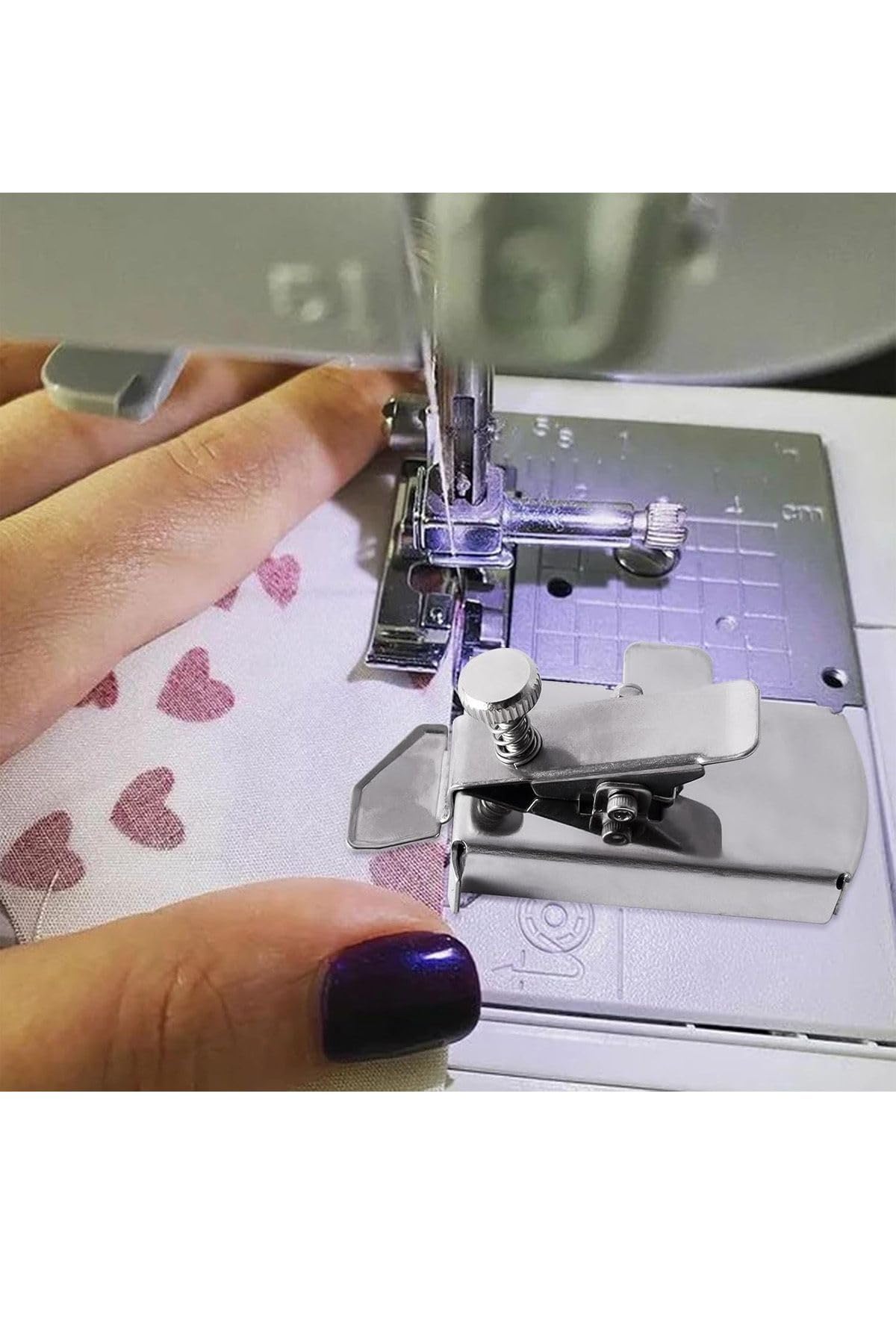 Dikiş Makinası Mıknatıslı Yaylı Kısa Kenar Dikiş Siperi