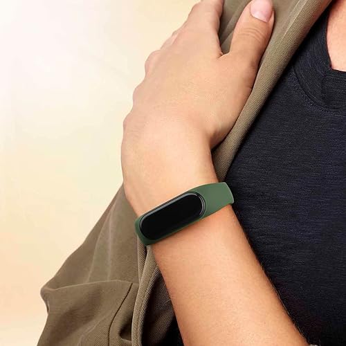Miniatura 4 de AK Correa de silicona para Xiaomi Mi Band 5Mi Band 6, paquete de 3 pulseras suaves para Amazfit Band 5Amazfit Band 6, correa deportiva para mujeres