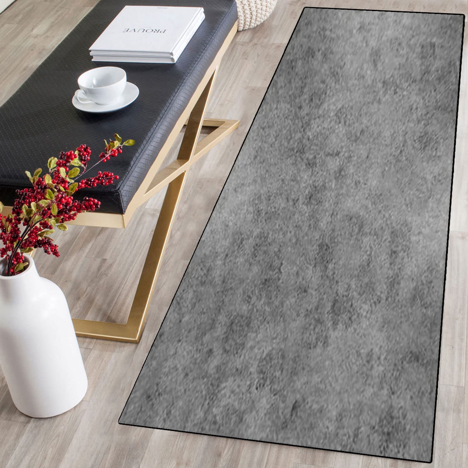 Tappeto Passatoia Antiscivolo In Poliestere – Motivo Geometrico Moderno, Basso Pelo 0,6 Cm, Facile Da Pulire E Adatto A Corridoio, Cucina, Soggiorno E Ingresso