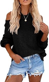 open shoulder sweatshirt