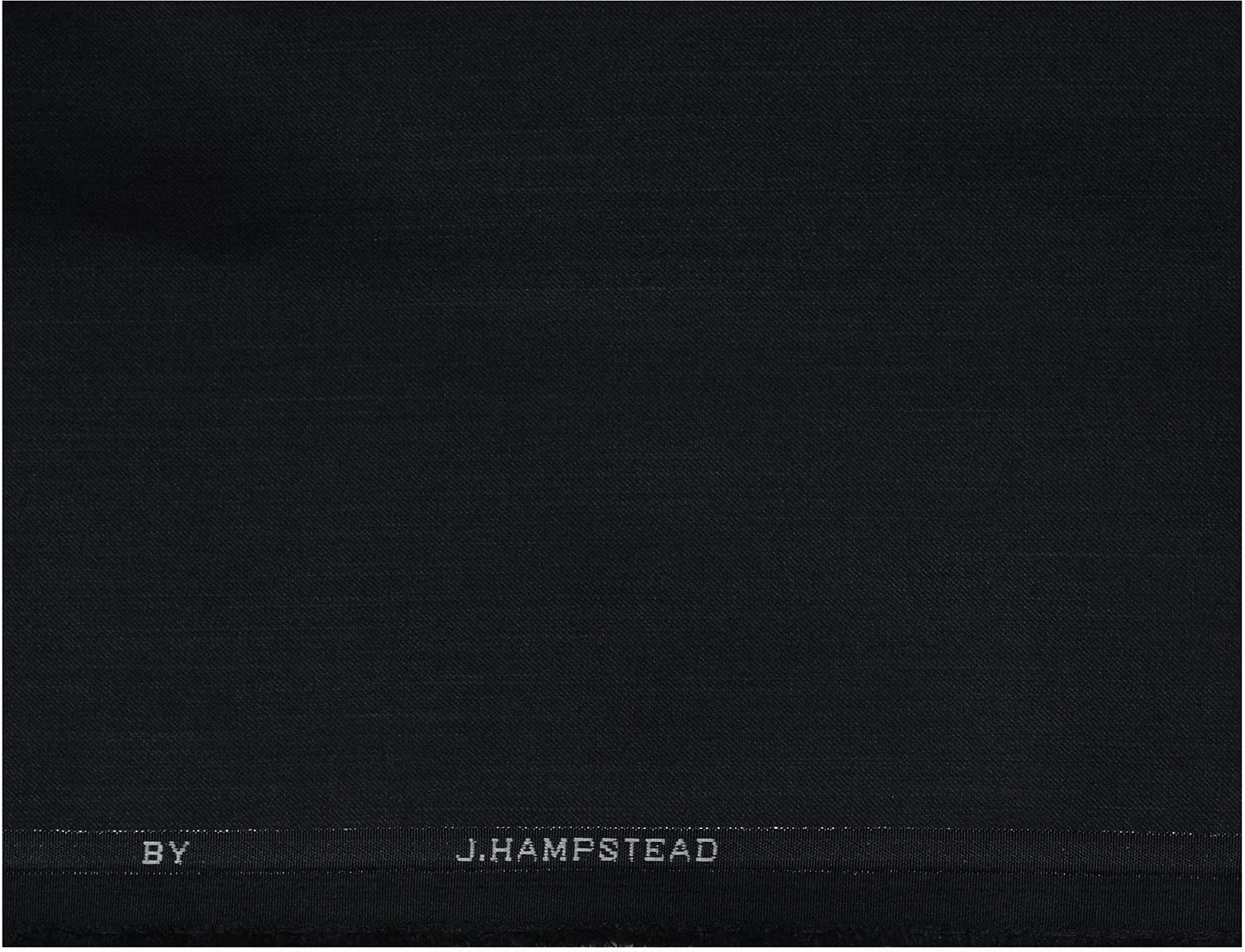 Camlet Black Unstitched Suit Fabric of 3mts 7241-image-1