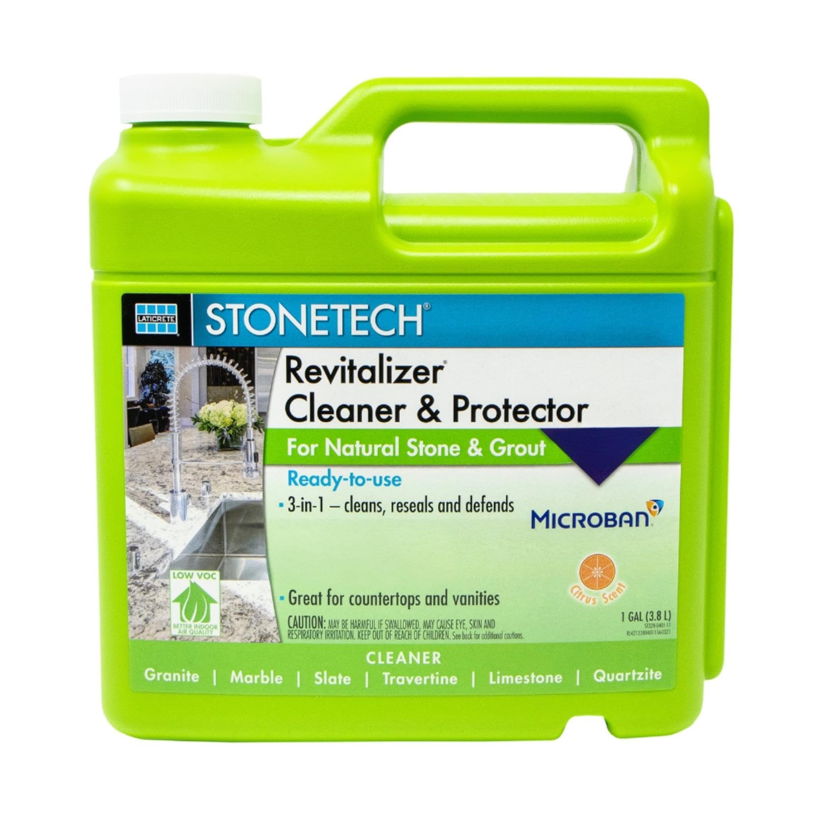 StoneTech Revitalizer Cleaner & Protector, 1 Gallon (3.785L) Bottle, Citrus Scent