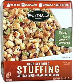 Mrs Cubbison's Herb Seasoned Artisan Multi-Grain Bread Cube Stuffing 2.5...