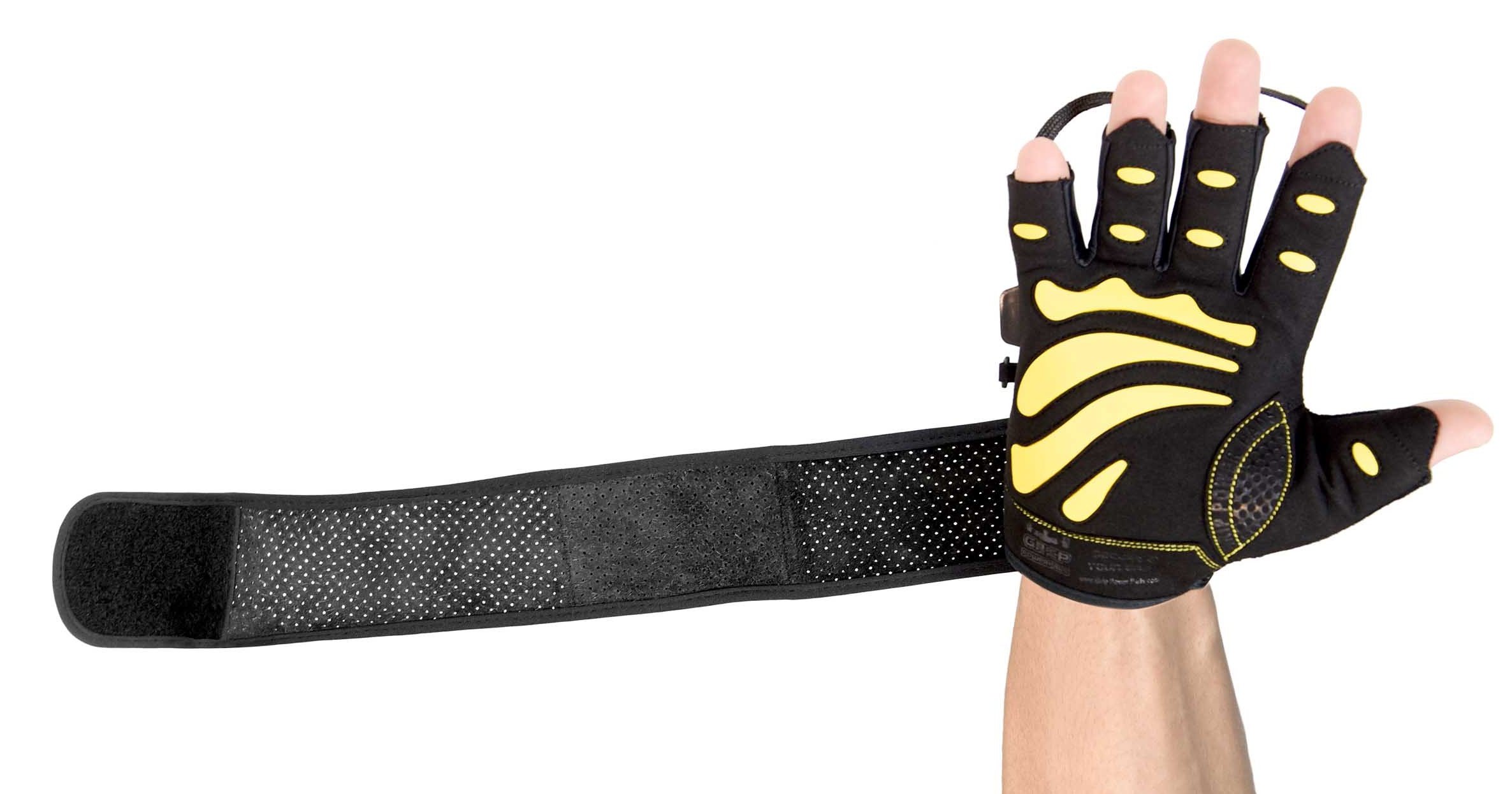 Grip Power Pads Guanti da Palestra per Uomo, Colore: Blu, Protegge Le Mani Alex-& Migliorare la Presa-Weightlifting Guanti, off Facile da Indossare, Regolabile