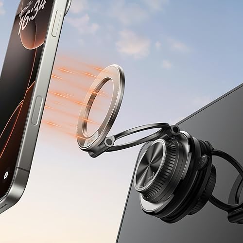 BOCLOUD Soporte de teléfono con ventosa de próxima generación 2026 Lindo soporte de teléfono de aleación de zinc de 360 de 109 libras Soporte de