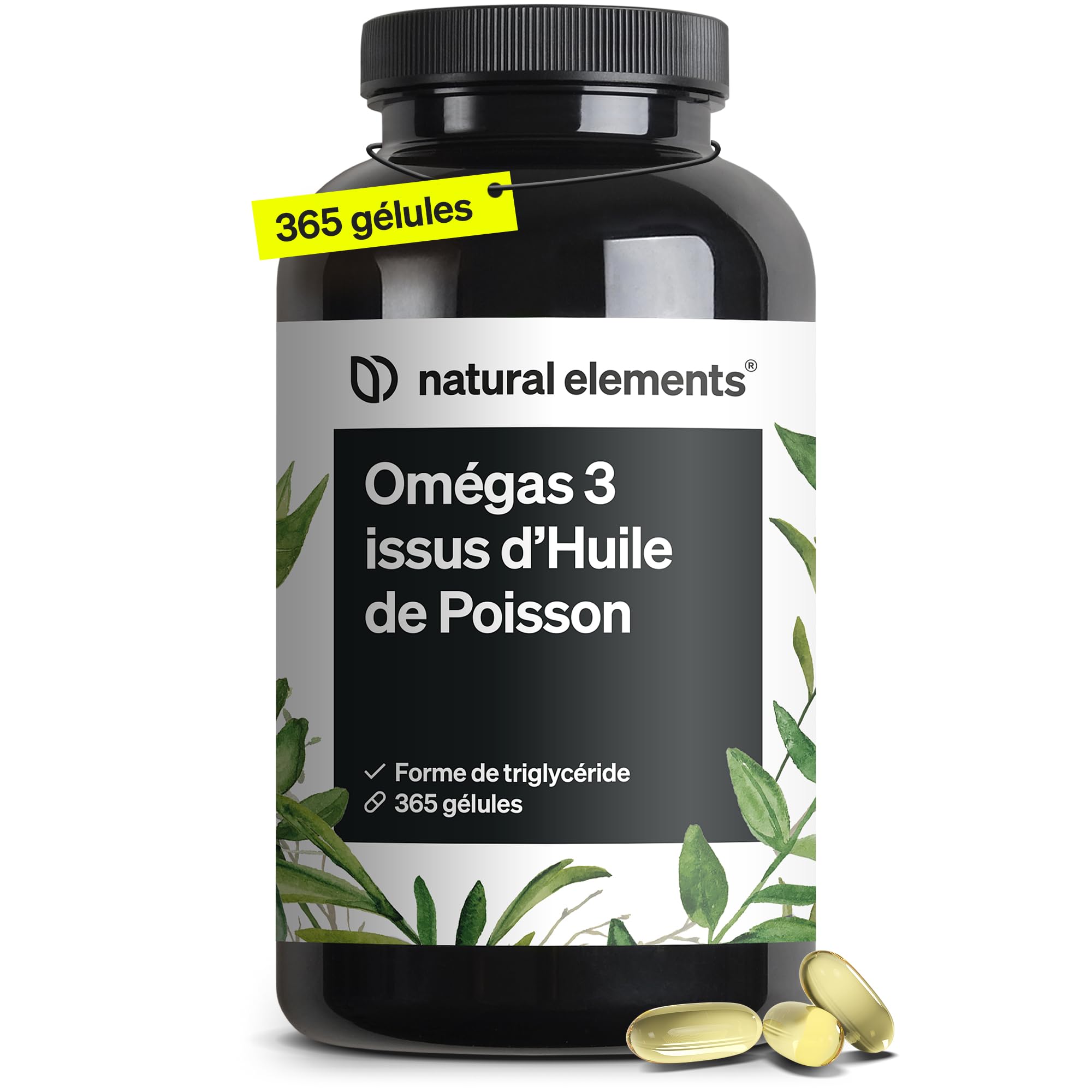 natural elements Omega 3 – 365 Kapseln