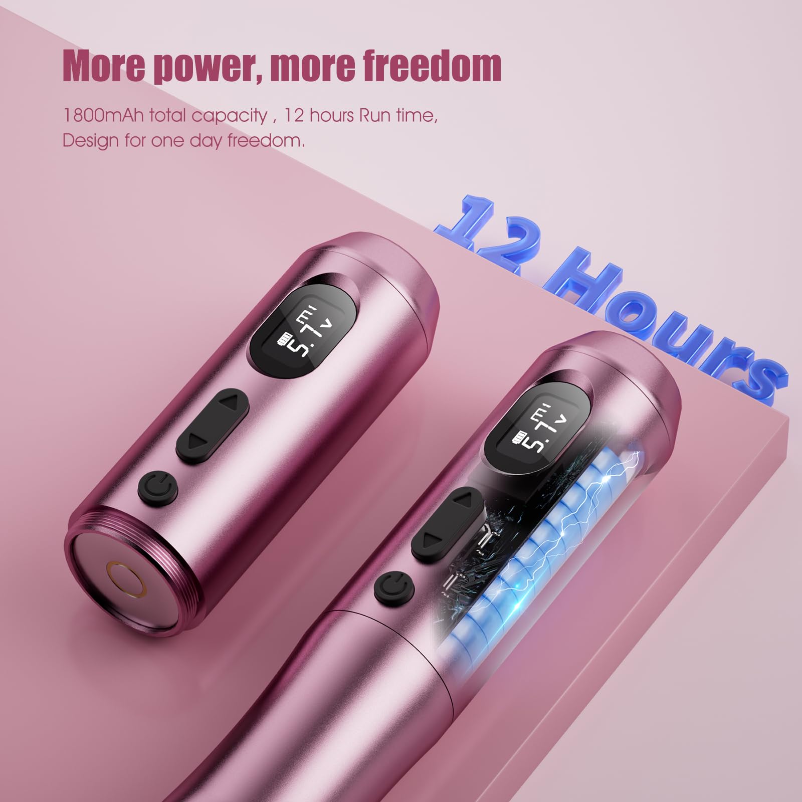 Biomaser Wireless maschine Semi Permanent Make-up Maschinen-Kit 2PCS 900mAh akku mit 10 Stück Patronen Nadeln für Augenbrauen Lippen Eyeliner Ombre Puder Brauen Microshading Zubehör