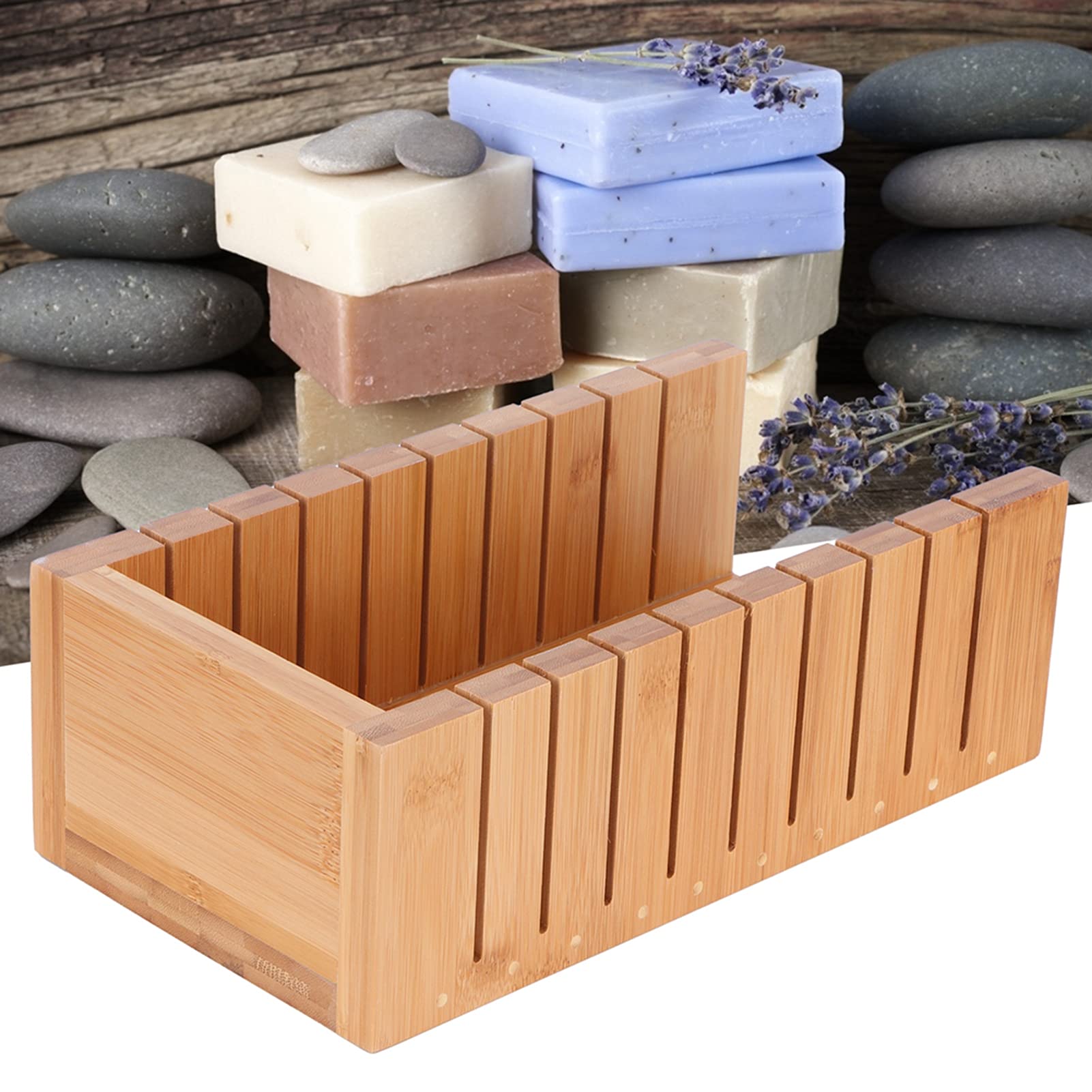 Seifenschneidewerkzeug-Set, Brotschneiderform aus Holz