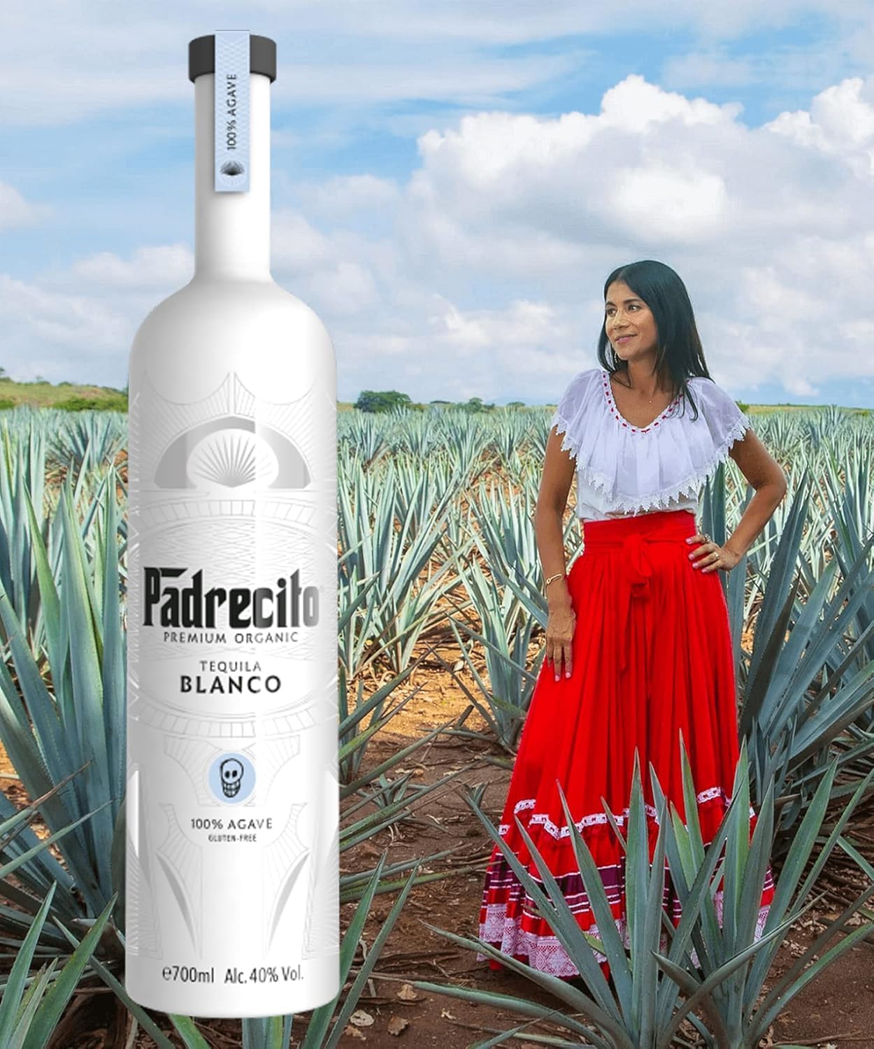 Padrecito Padre azul Bio Tequila Blanco 100% Agave 40% vol. 0.7 l