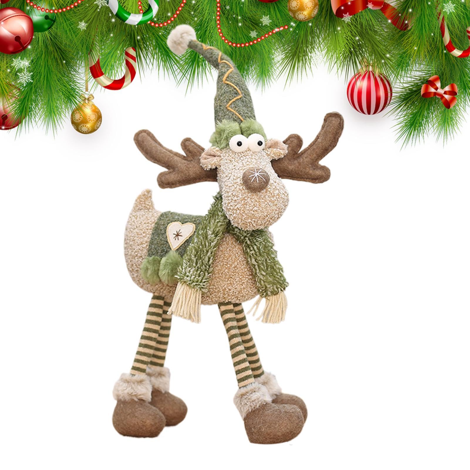 Renne Rétractable de Noël : Ajustez la Hauteur de votre Décoration d'Élan de Table
