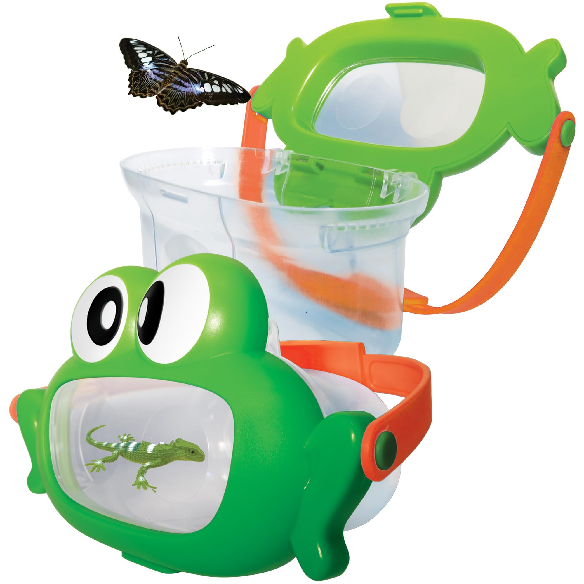 Nature Bound Critter Box Bug Catcher for Kids, Insect Container for Backyard Exploration, for Boy or Girl Toddler Ages 3 +, Green