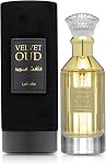 Lattafa Velvet Oud for Unisex Eau de Parfum Spray, 3.4 Ounce