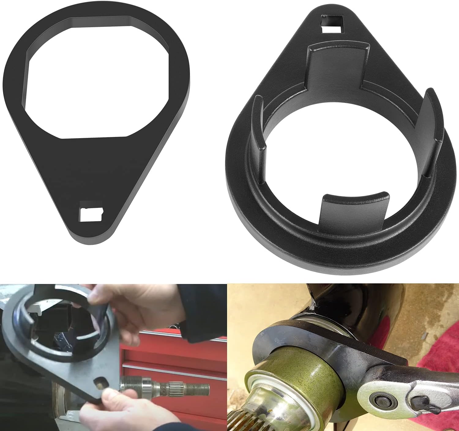 Yoursme for Bravo 3 Bearing Carrier Retainer Nuts Installs & Removes Tool 91-8053741 & Blackhawk Drive Bearing Carrier Tool 91-805374 for Mercruiser Bravo 3 III Three