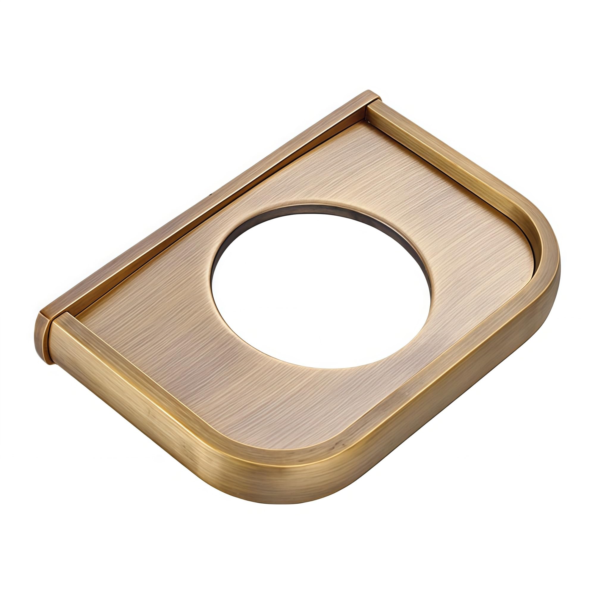 Escobillas de Baño,Escobilla WC, Cepillo de Baño y Soportes, Base Cerámica, Latón, Retro