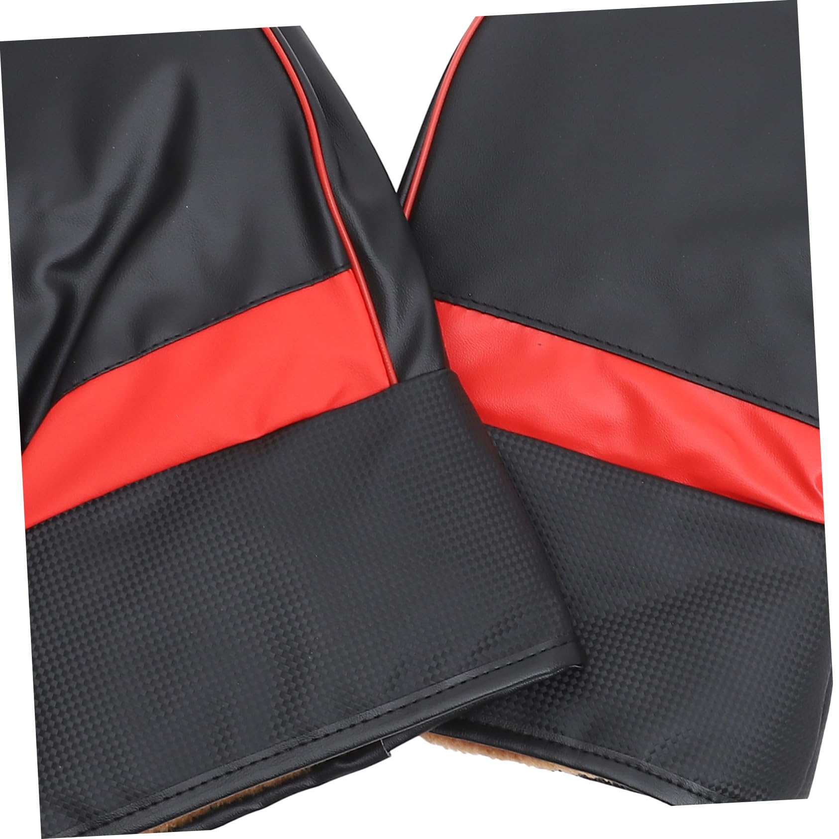 Guantes de Manillar de Motocicleta Impermeables Cuero Pu 1 Par