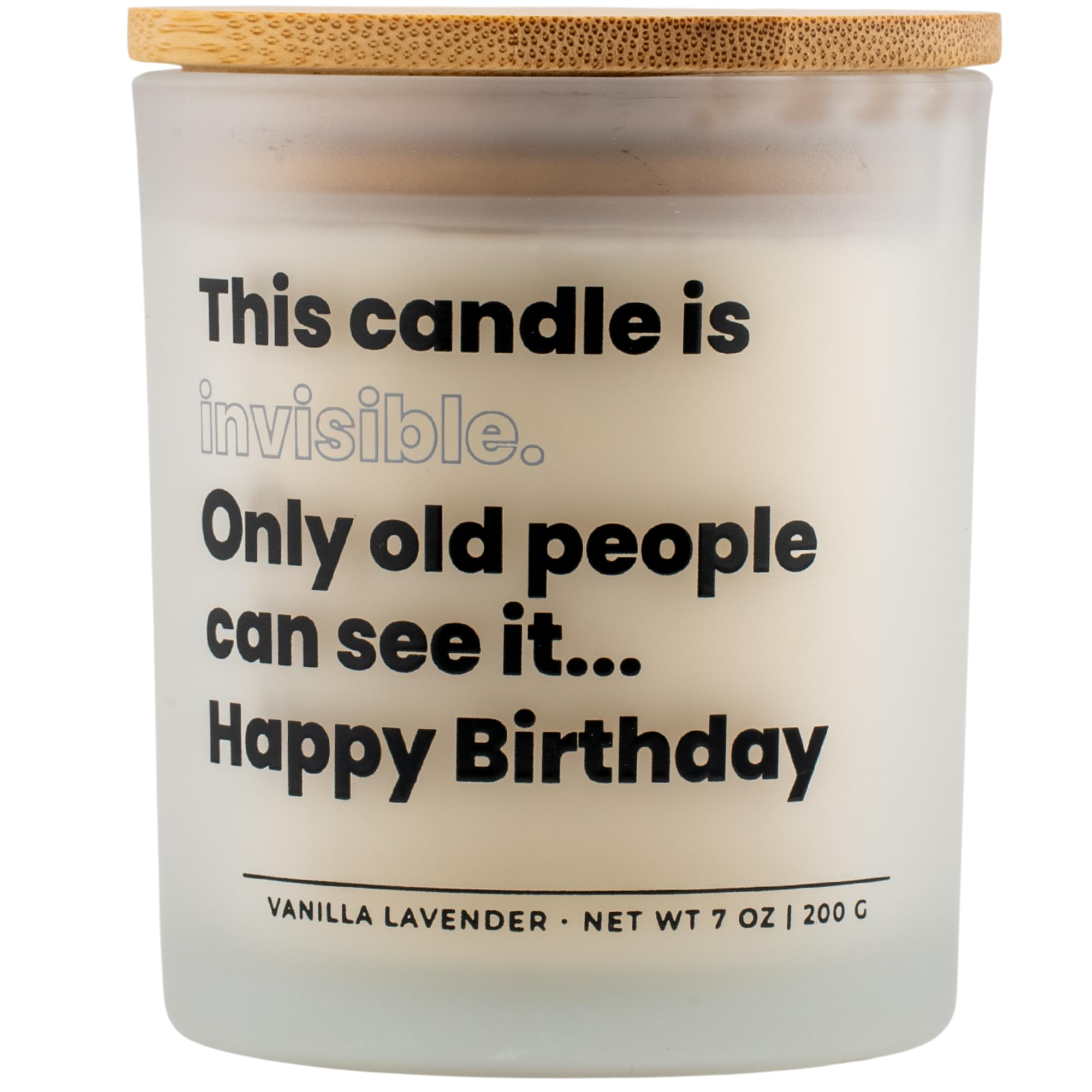 Funny Birthday Gifts for Women and Men, Sarcastic Gift for Friend Sister BFF Coworker Vanilla Lavender Soy Back and Body Hurts Candle Ready to Gift Box by Wick and Wit