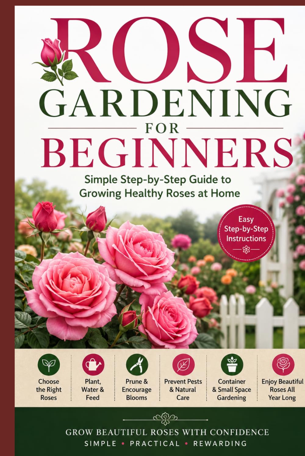 Rose Gardening for Beginners: Simple Step-by-Step Guide to Growing Healthy Roses at Home