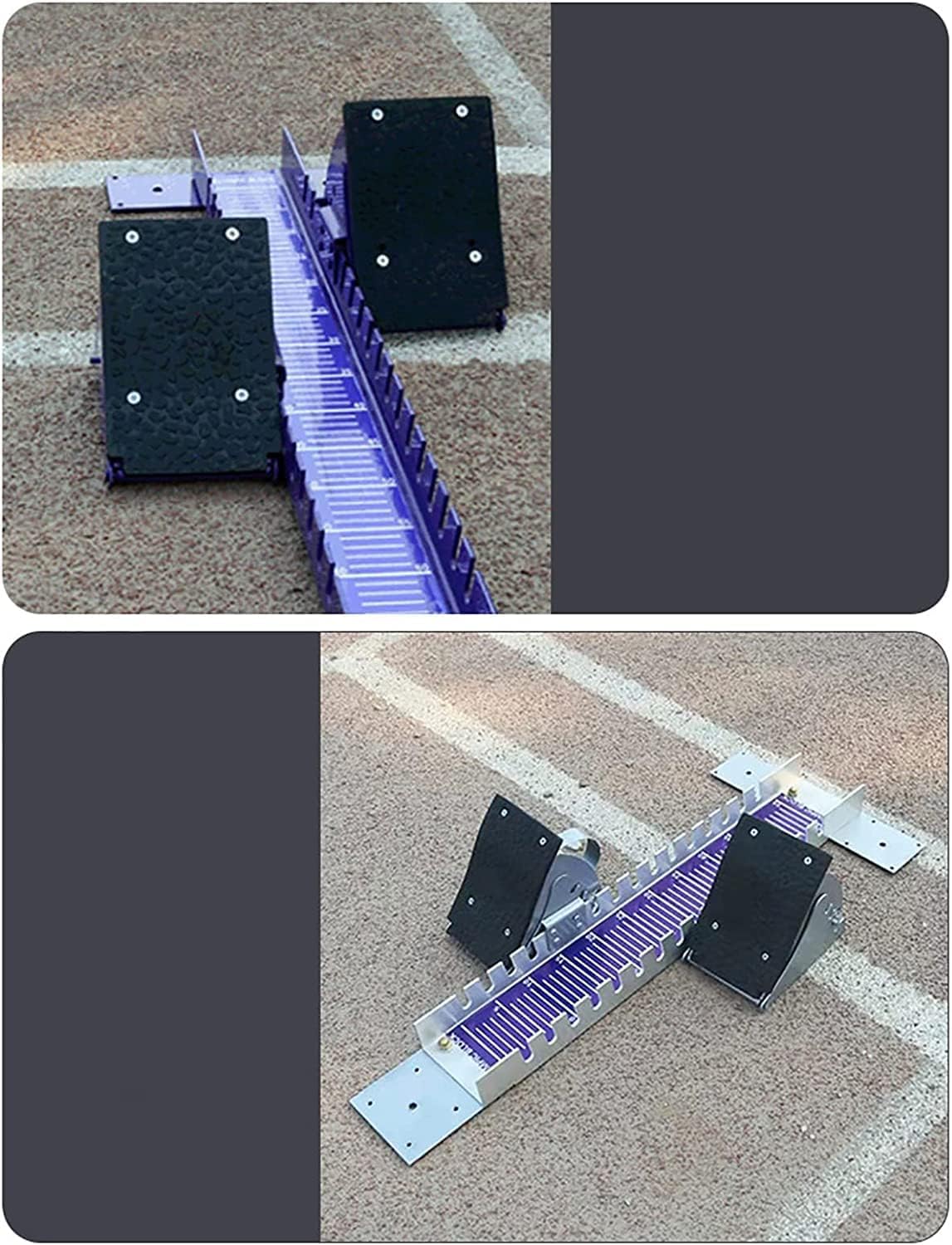 Verstellbarer Aluminium-Startblock für Leichtathletik-Training