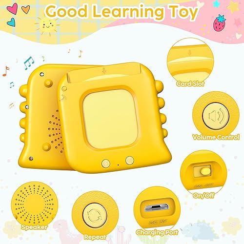 Miniatura 4 de Tarjetas flash parlantes, tarjetas flash para niños con 240 palabras visuales, juguetes Montessori, juguetes sensoriales para autismo, juguetes