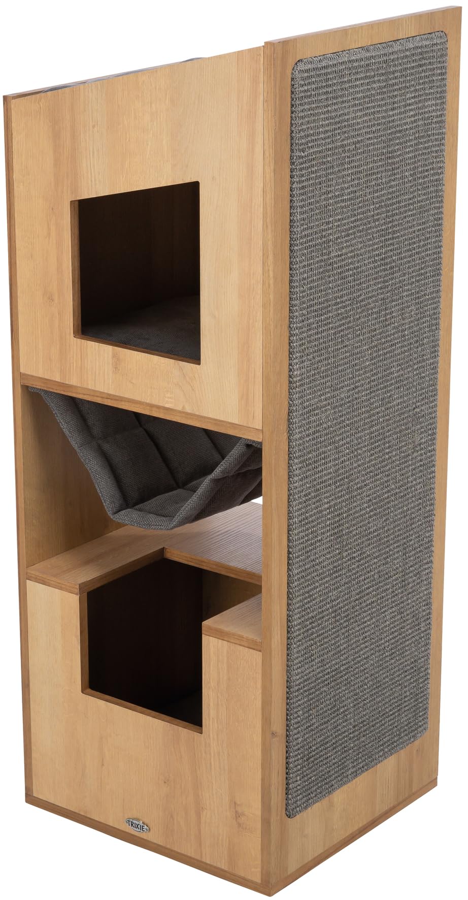 TRIXIE Torre Rascador CityStyle, 105 cm, Marrón, Gris
