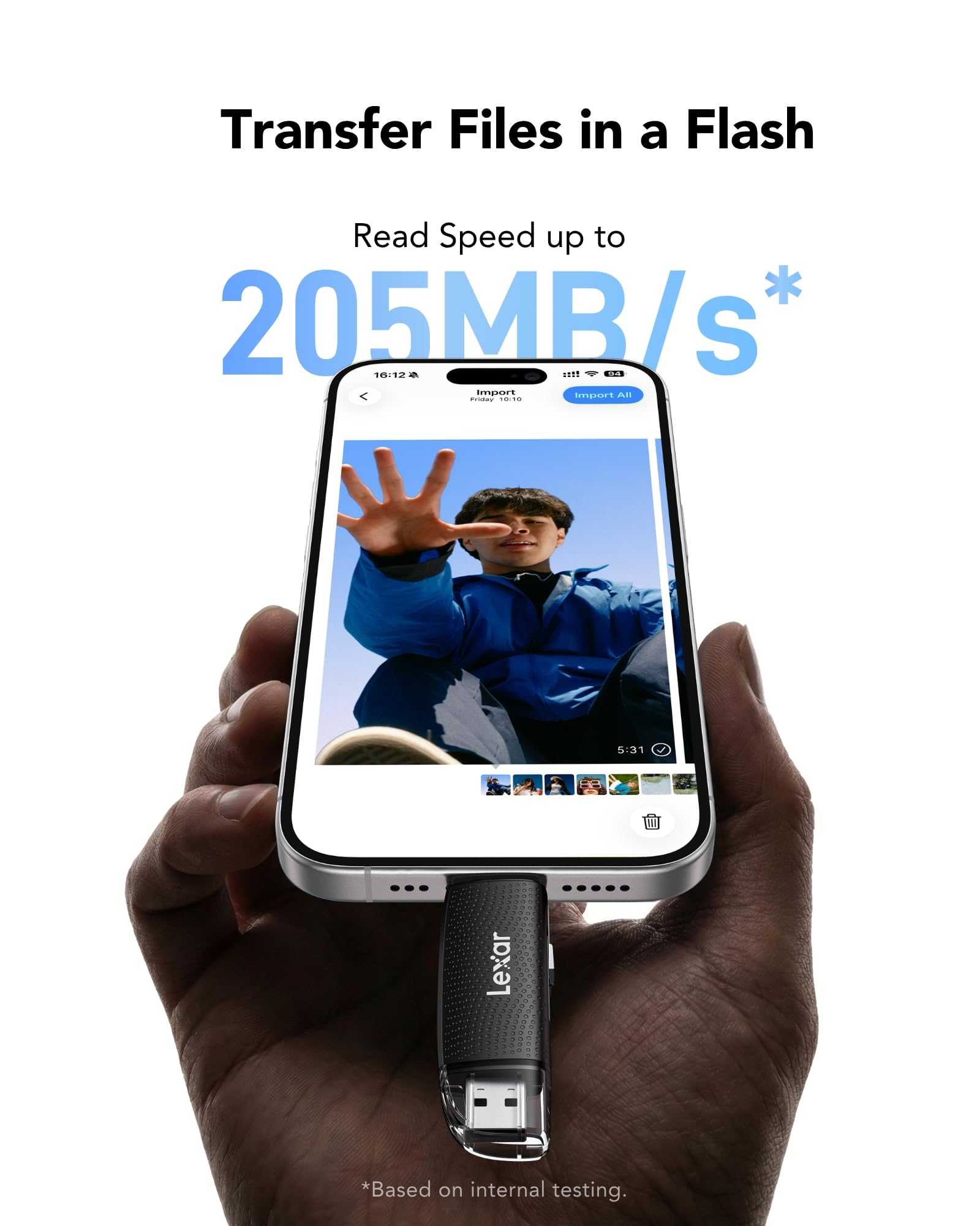 Lexar Silver Micro SD Card 128 GB, fino a 205 MB/s in lettura, TF Card | Microsdxc, 100 MB/s in scrittura, scheda di memoria micro SD+ adattatore, A2, U3, Classe 10, V30, Full HD e 4K UHD Video