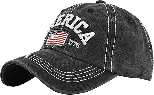 Gorra de béisbol de algodón para hombres y mujeres, bordado, envejecida, de algodón, divertida, ajustable, para papá