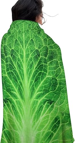 Miniatura 4 de Manta de lechuga, manta envolvente suave de microfibra de primera calidad, regalos novedosos para adultos, niños y adolescentes, 60 pulgadas