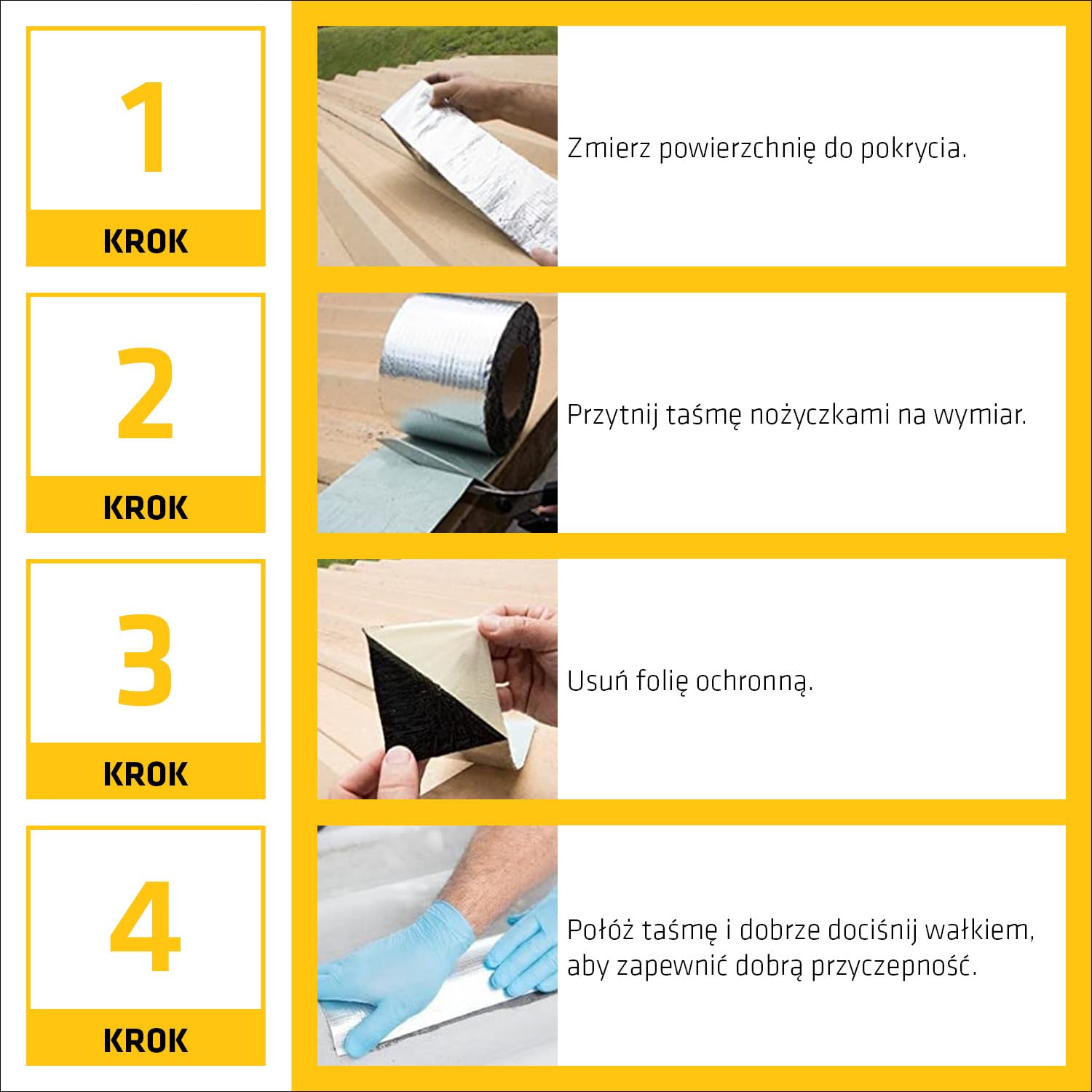 SIKA - Taśma uszczelniająca - Sika MultiSeal szara - Bitumiczna taśma - Samoprzylepna - Łatwa w użyciu - Odporna na UV - 3 m x 100 mm