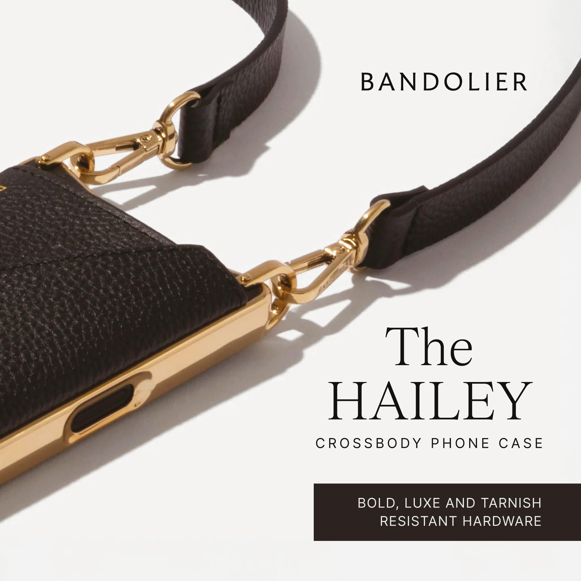 Amazon.com: Bandolier Hailey Chrome Crossbody Wallet Phone Case