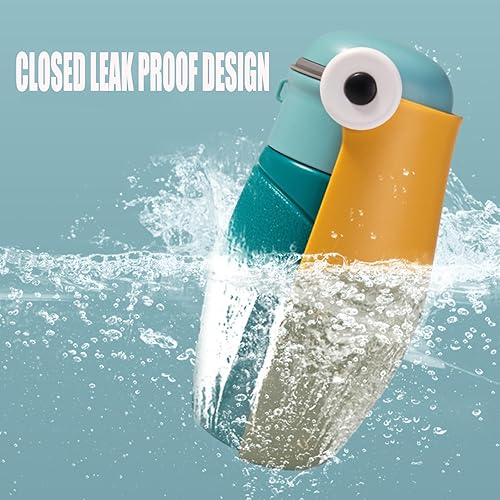 Miniatura 5 de Botella de agua para perros, dispensador de agua portátil a prueba de fugas, tazón de agua para cachorros, botella de agua plegable para perros para