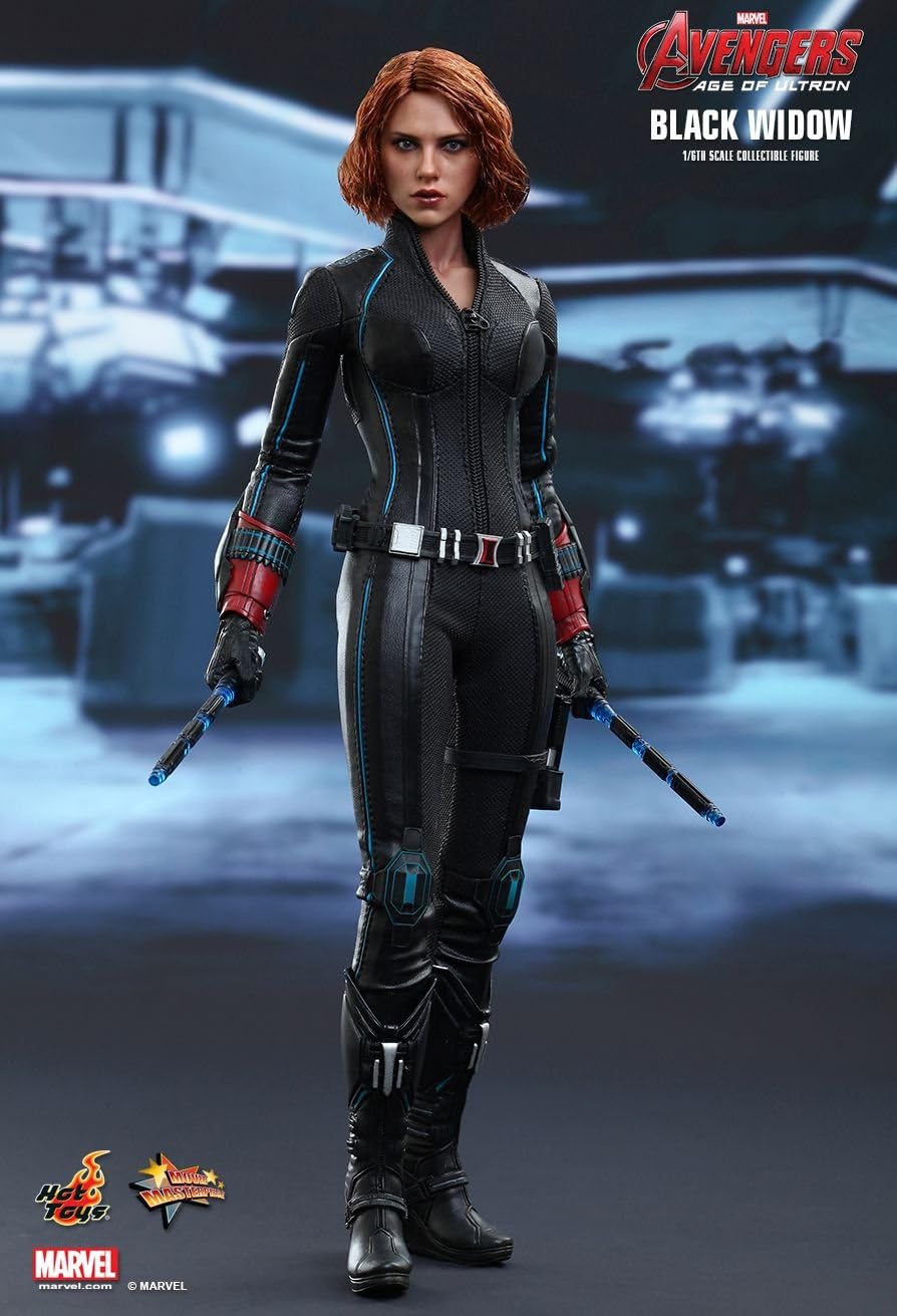 Hot Toys Movie Masterpiece Avengers/The Age of Ultron Black Widow 1/6 Scale Plastice Painted Action Figure