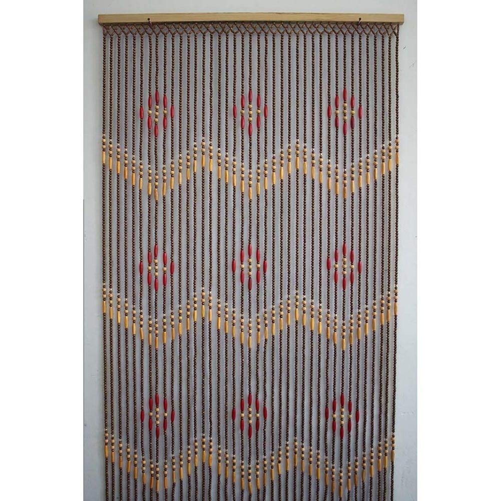 Amazon.co.jp: ビーズ カーテン 木製ビーズ ドア ストリング