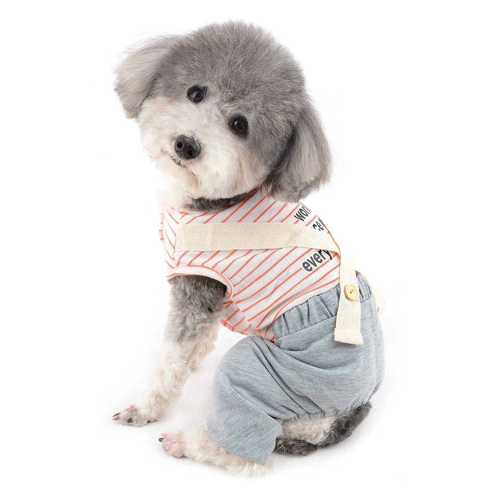 Pijama De Invierno Para Perros Pequeños Y Gatos - Algodón Cómodo, Ideal Para Yorkie, Cachorros Y Mascotas Hasta 20 Lb