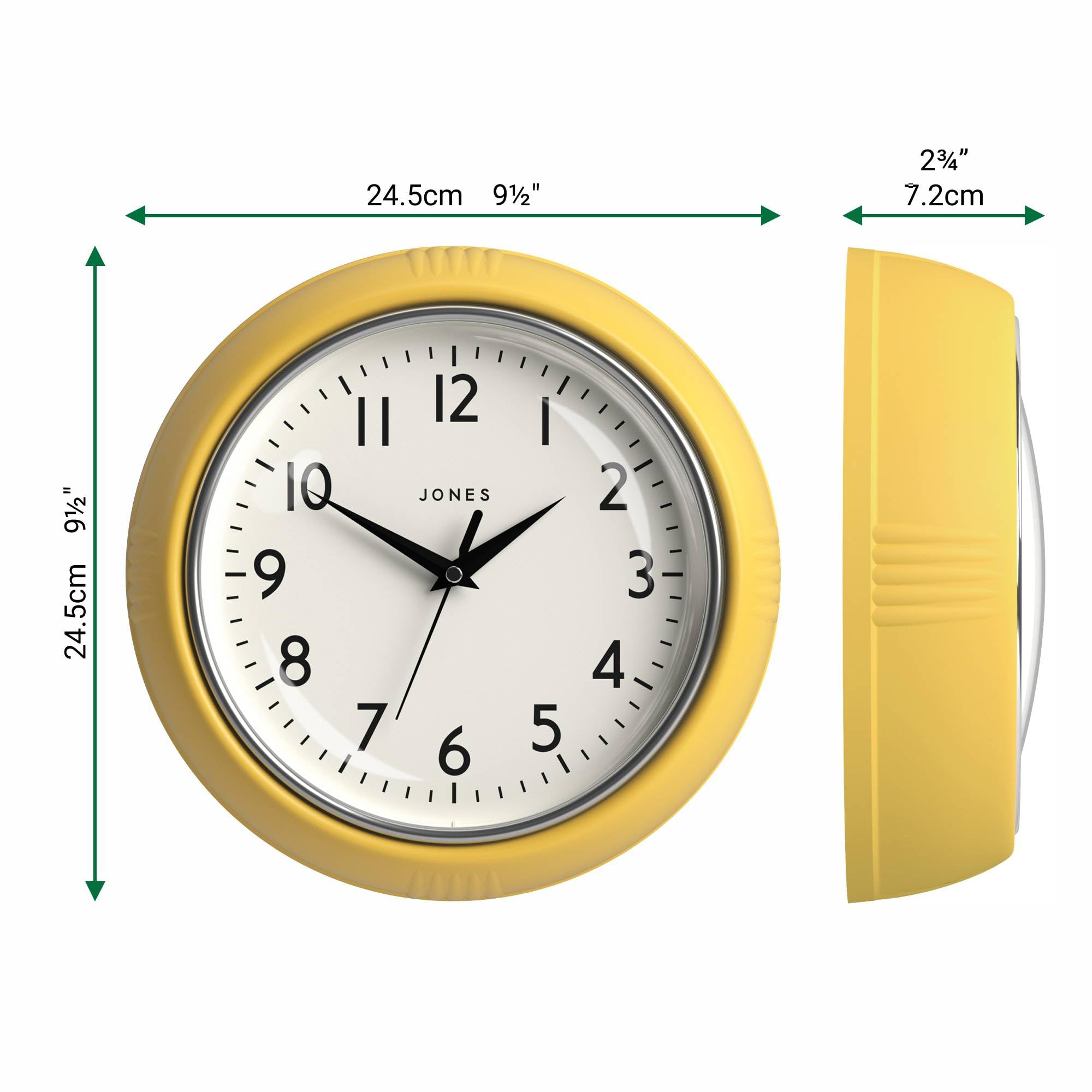 Amazon.com: JONES CLOCKS® Ketchup wall Clock | Round Retro Diner