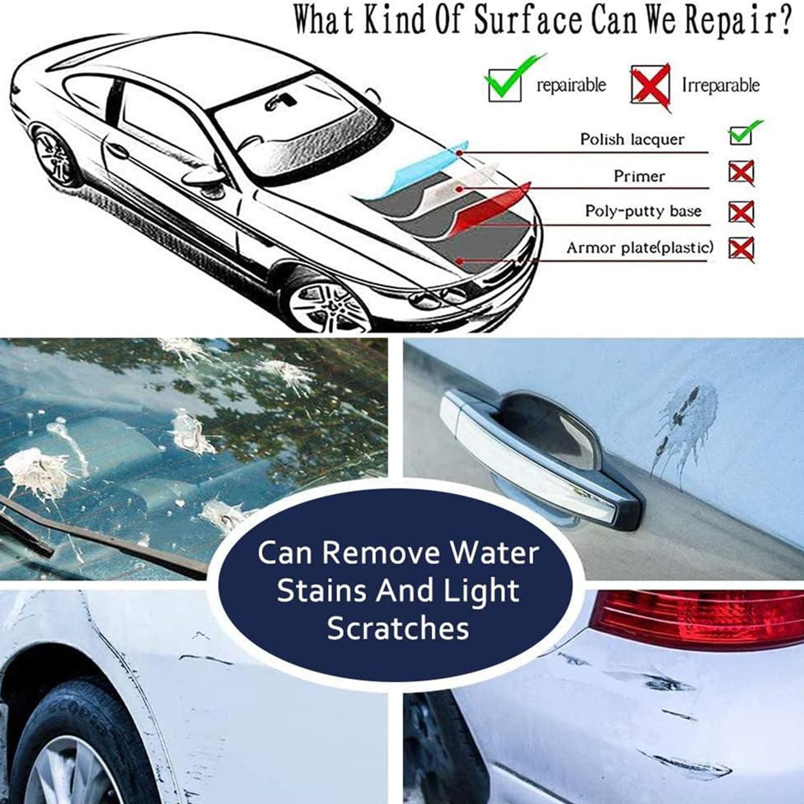 Spray Ripara Graffi Auto Nano Ceramico - Rivestimento Protettivo Lucidante