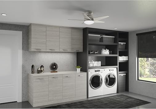 Casablanca Isotope, Indoor, Ceiling Fan, 5 Blades, 44 inch, Matte Nickel