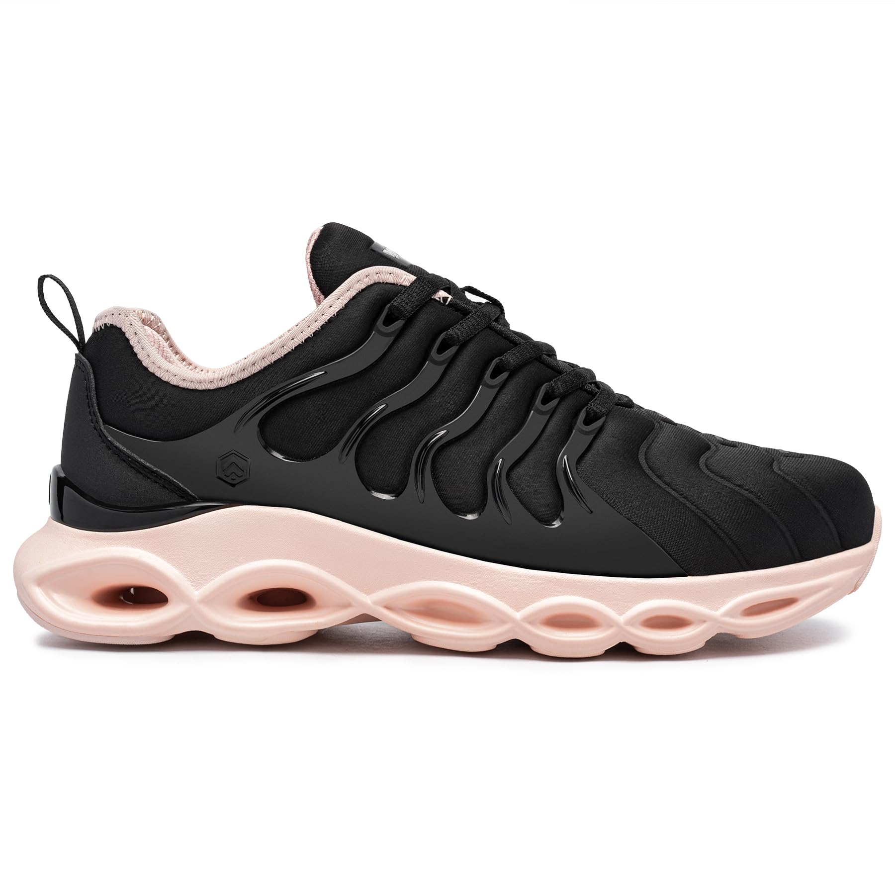 LARNMERN Chaussures de Sécurité Femme Légères Embout Acier Respirantes Basket Poudre Noire 40 EU