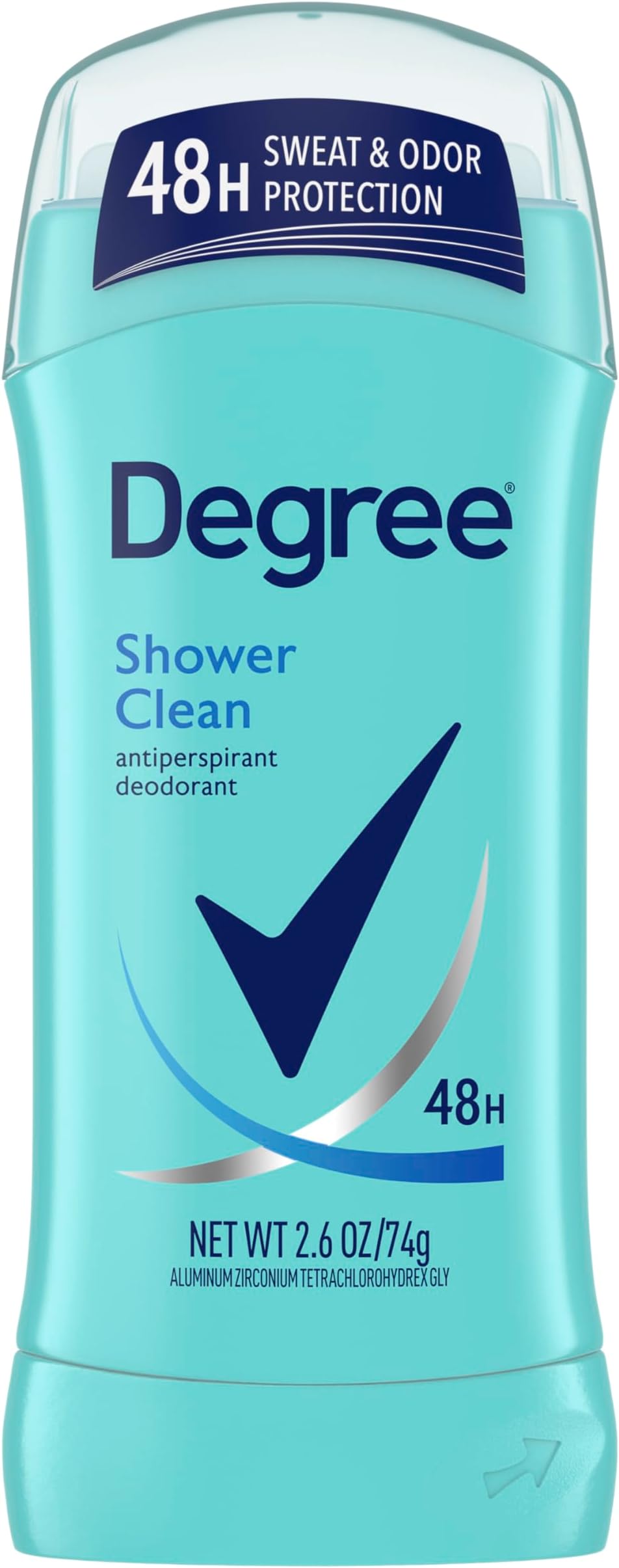 Degree Invisible Solid Shower Clean Deodorant For Women 2.6 Oz