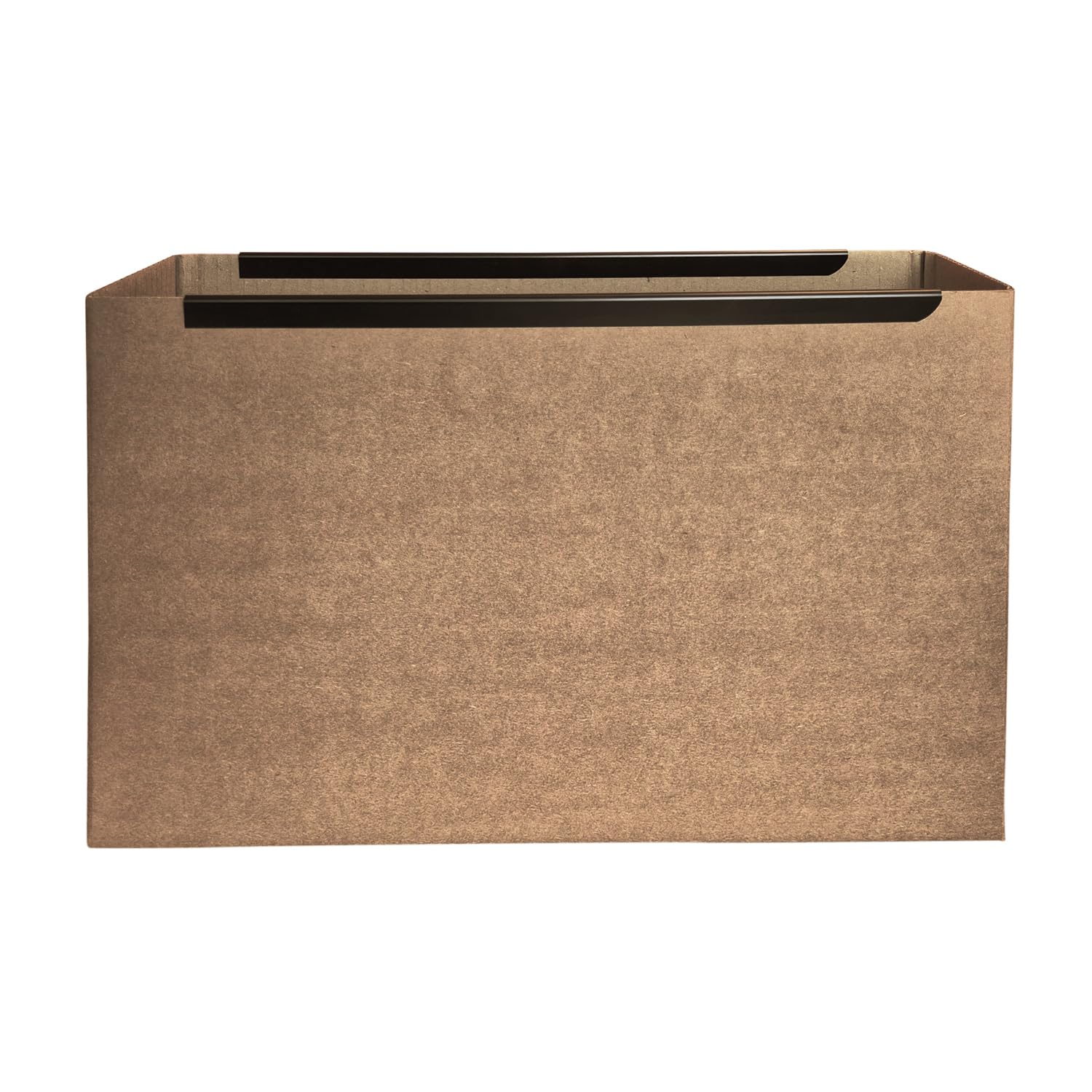 FILING / STORAGE BOX x 2, Foolscap length, for filing cabinets or free standing on shelves, Open Topped Box STORE Bulky Files - Image 4