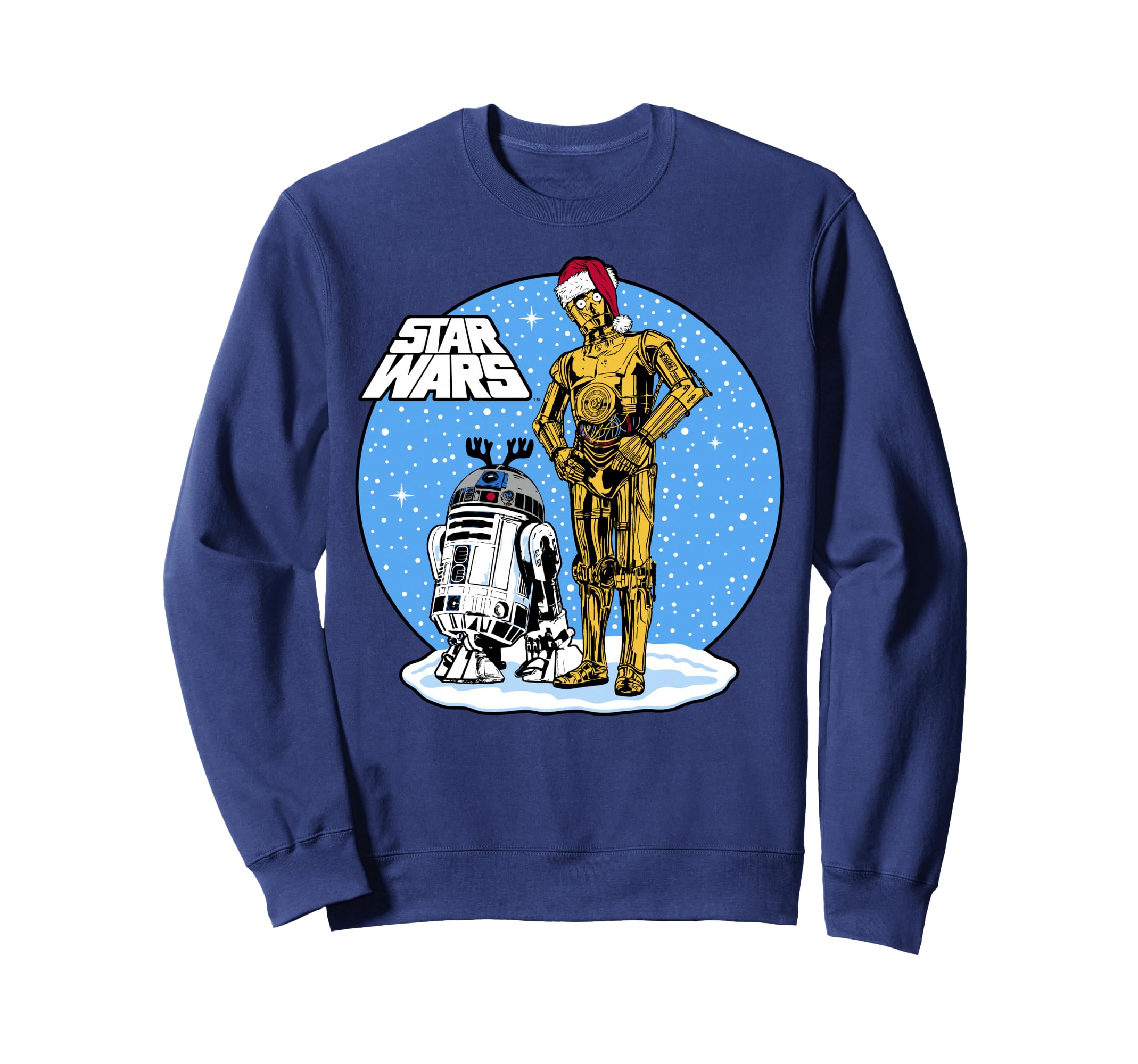 Star Wars Christmas C-3PO & R2-D2 Snow Globe Sweatshirt