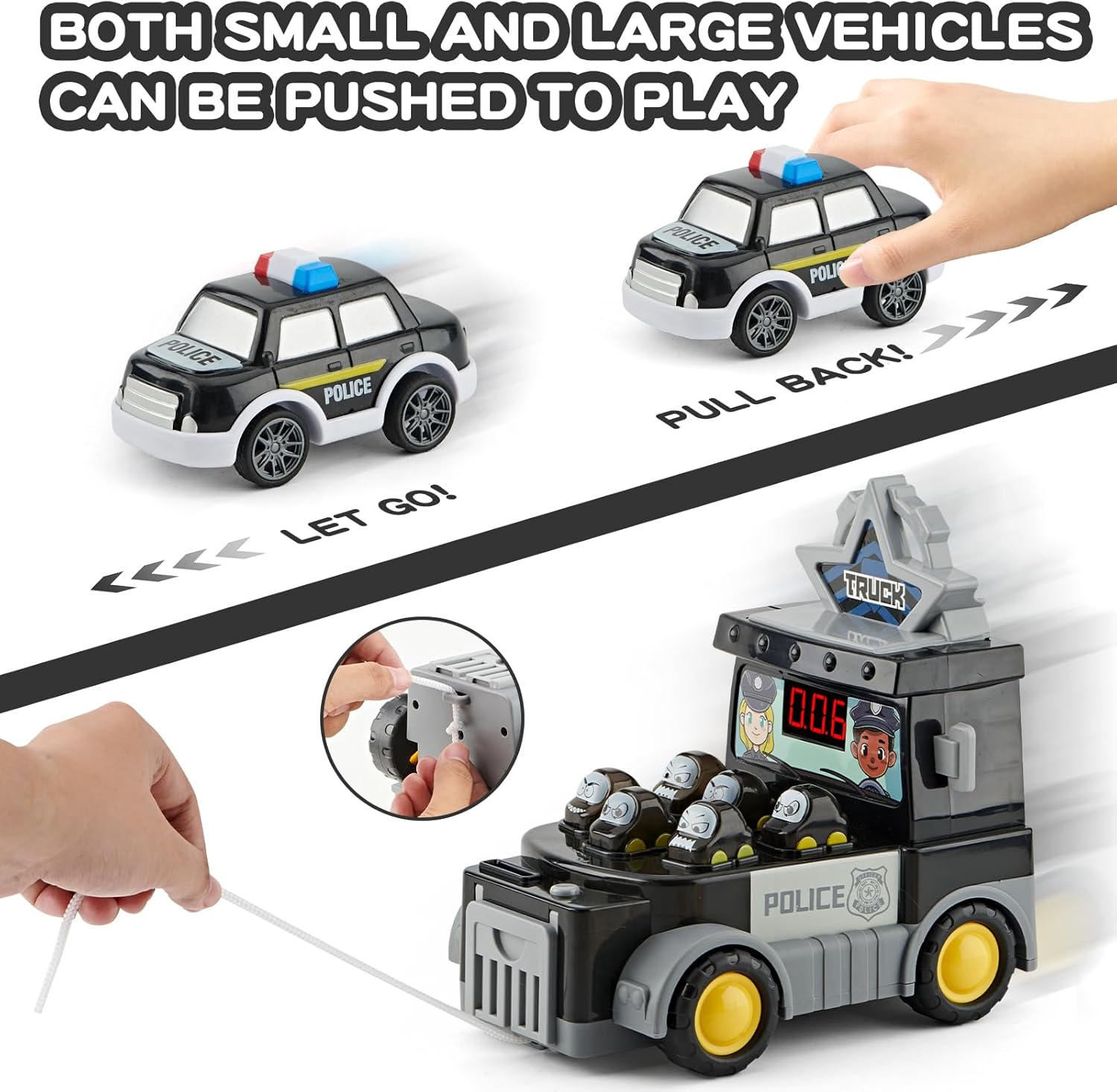 AMACAT-Battery Operated Action Toys, Toddler Early Developmental Learning Toy, Fun Birthday Gift for Kids Age 3+, Toys for 2 3 4 Year Old Boys Grils.PK Mode (Black Whack-a-mole)