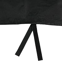 Vista 6 de Sunnydaze canasta de acero para leña – varios tamaños disponibles, Negro