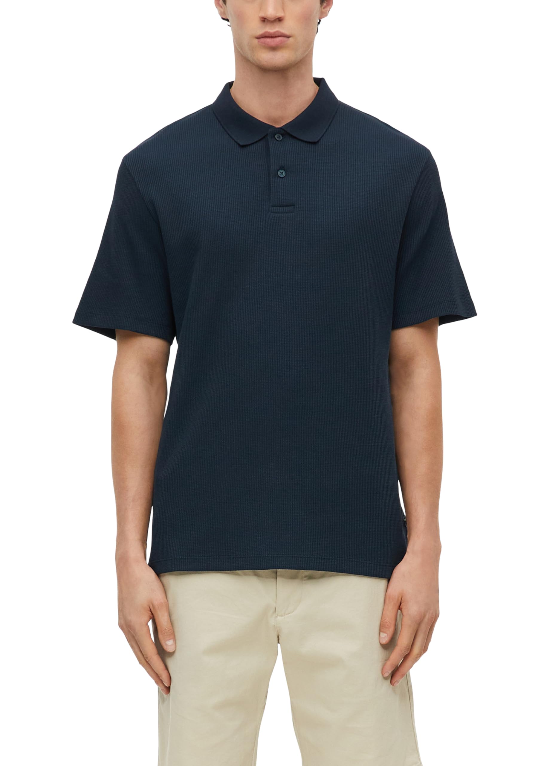 s.Oliver Men's 2178942 Polo Shirt (Pack of 1), Blue, XL