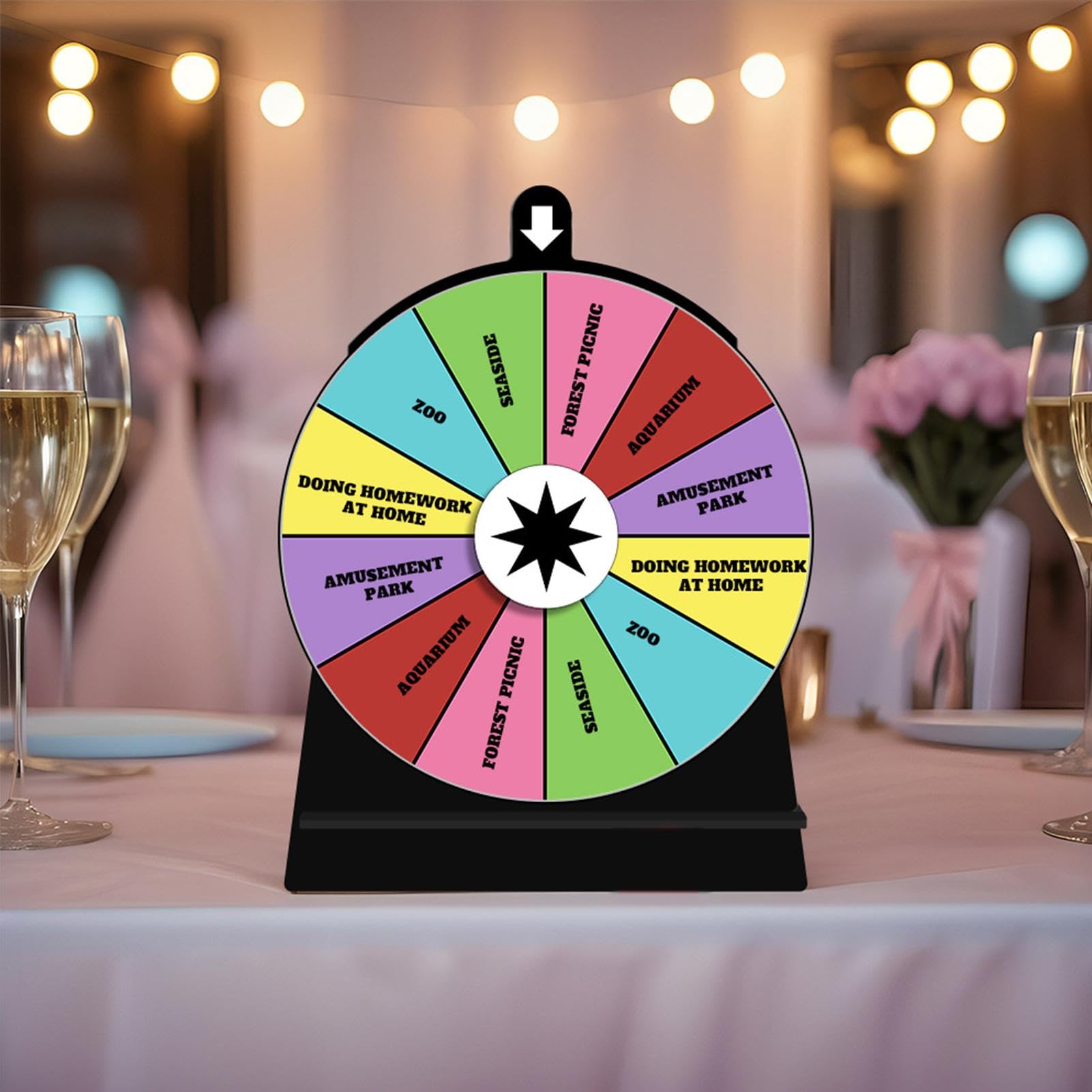 Spinner De Jeu De Fête | Roue Des Prix Du Salon Professionnel | Kit De Roue Rotative, Roue De Récompense De Fête D'anniversaire, Roue Rotative De Team