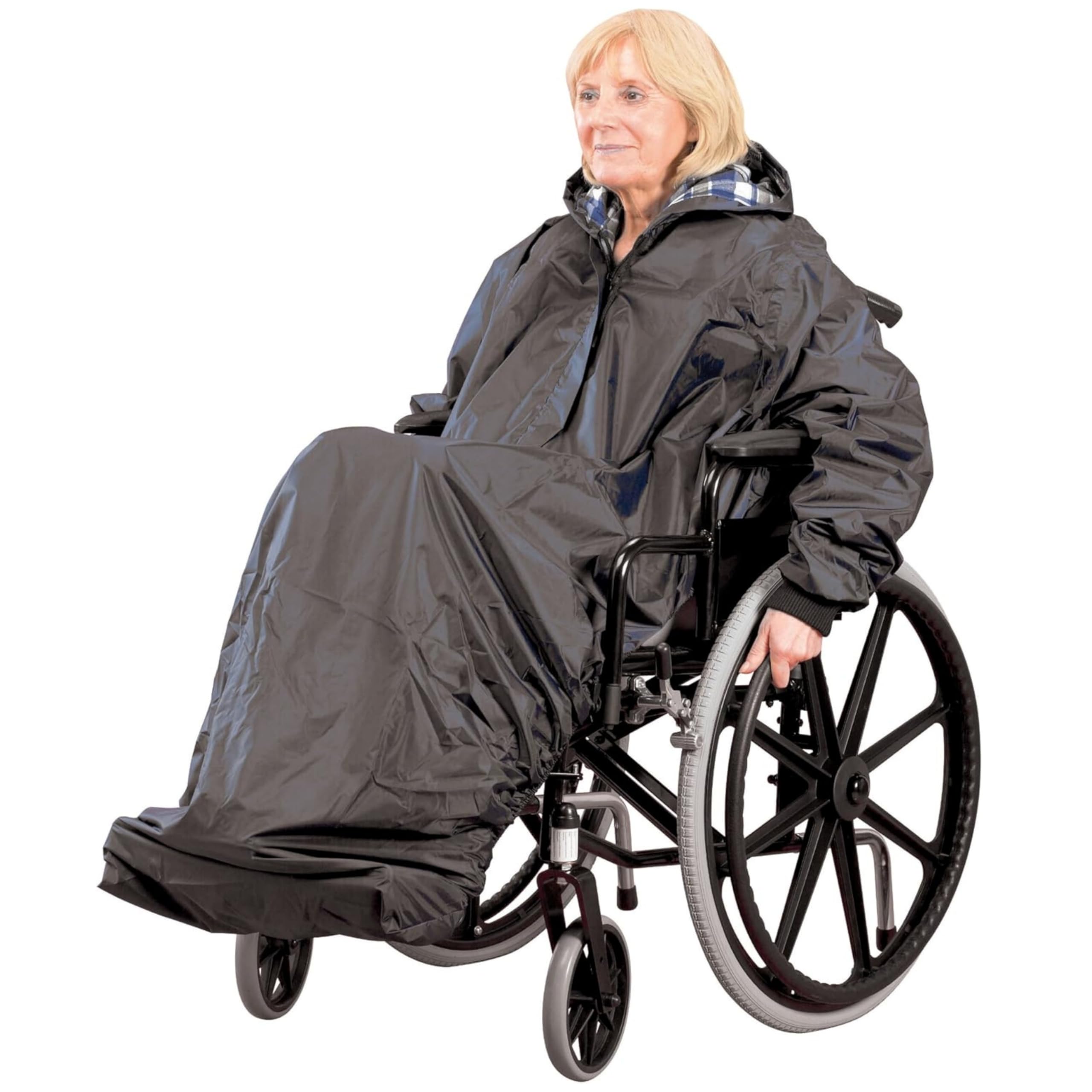 Homecraft Chubasquero con mangas para silla de ruedas