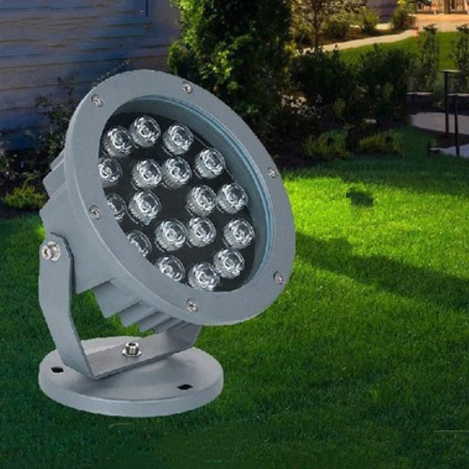 Illuminazione Subacquea - Faretti LED Esterno - Faretto Luce da Pavimento, Faretto LED Subacqueo, Luce LED Sommergibile, Proiettore LED da Esterno Impermeabile IP65(Green,9W(85-265v))