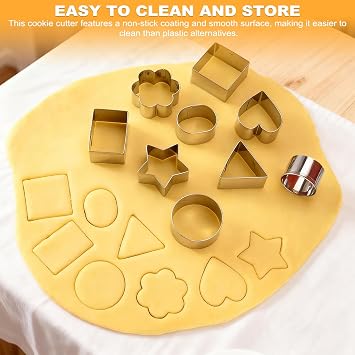 Cookie Cutters Shapes Baking Set, 30Pcs Stainless Steel Biscuit Cutter