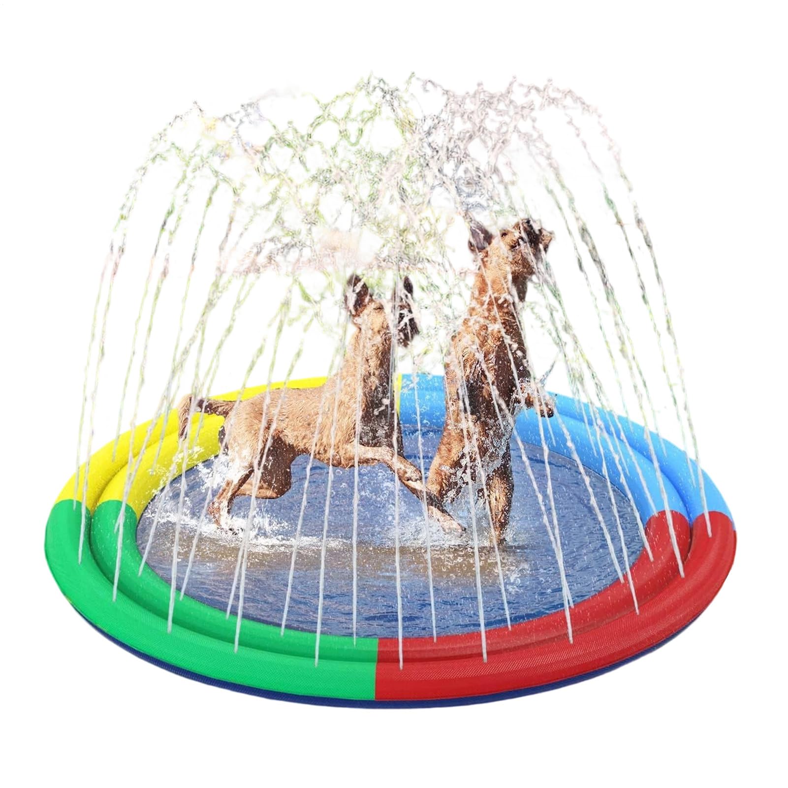 Splash Pad pour 170 cm Pliable Antidérapant Portable Jouet Piscine Pour