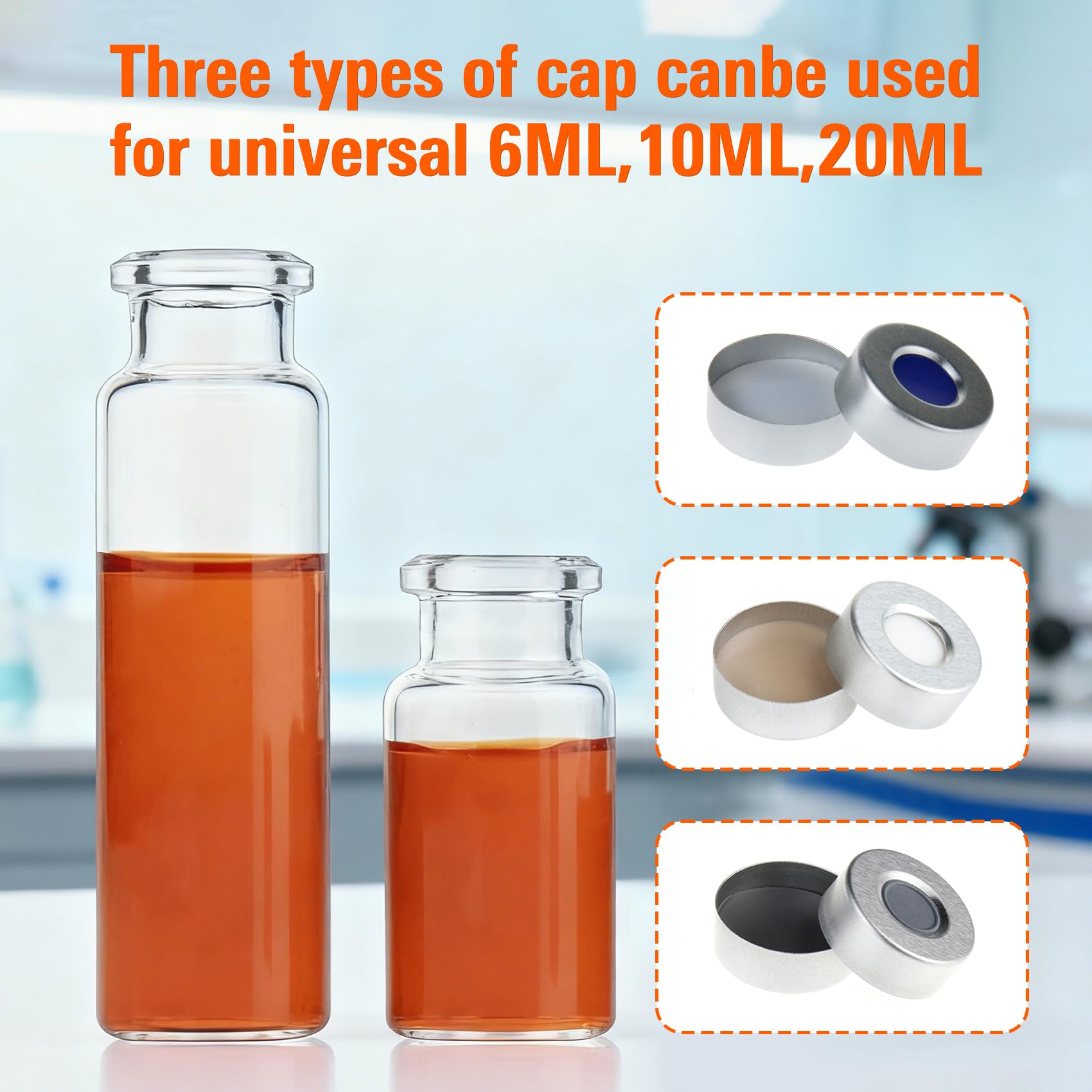 10ml Headspace Vials - GC Autosampler -4